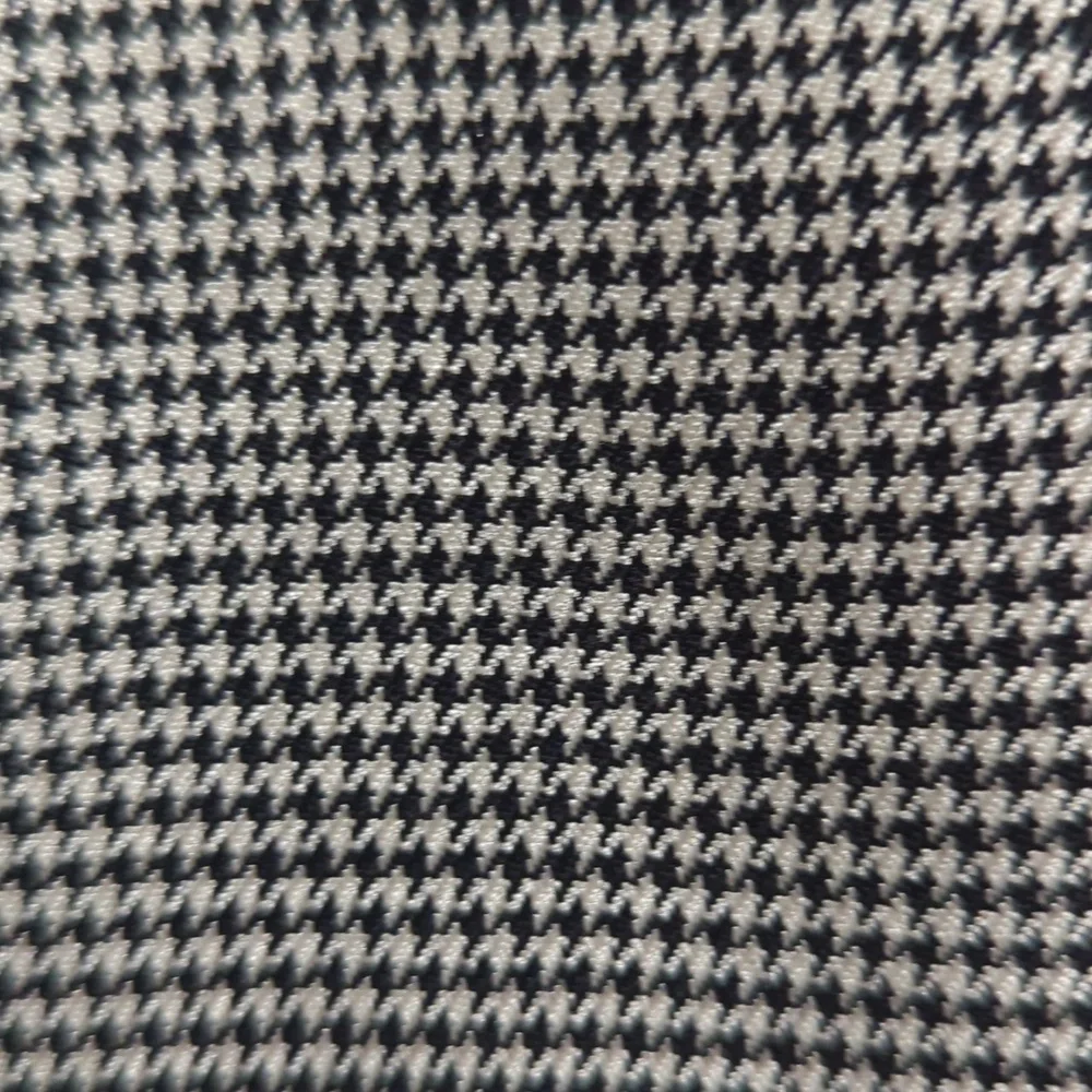 Unbranded Tailored Italian Wool Black/White Herringbone Suit Men's Size 50
